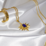 Lapis Star Pendant Necklace