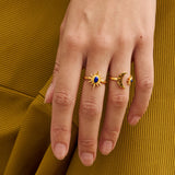 Lapis Star Stacking Ring | Ottoman Hands Jewellery