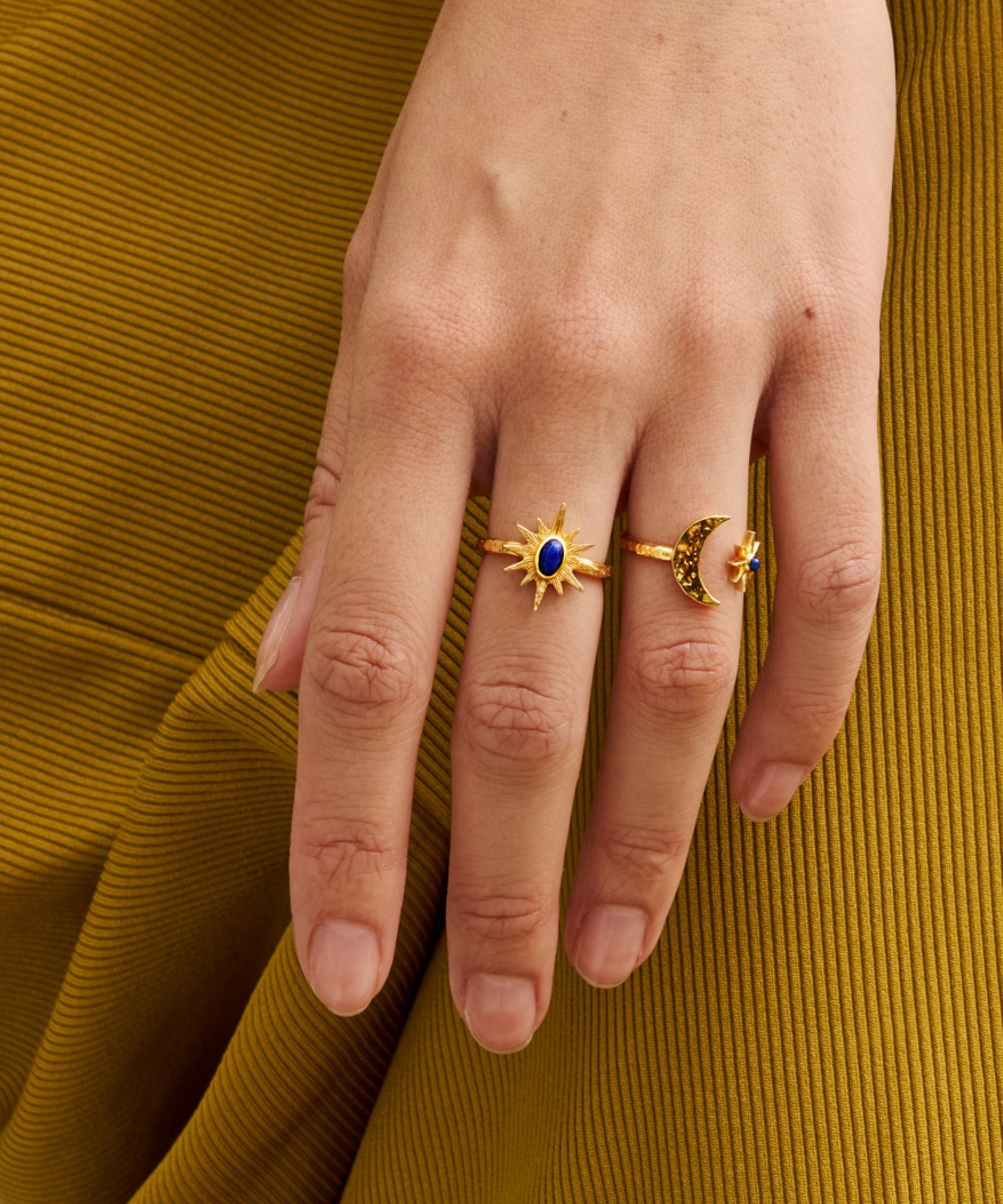 Lapis Star Stacking Ring | Ottoman Hands Jewellery