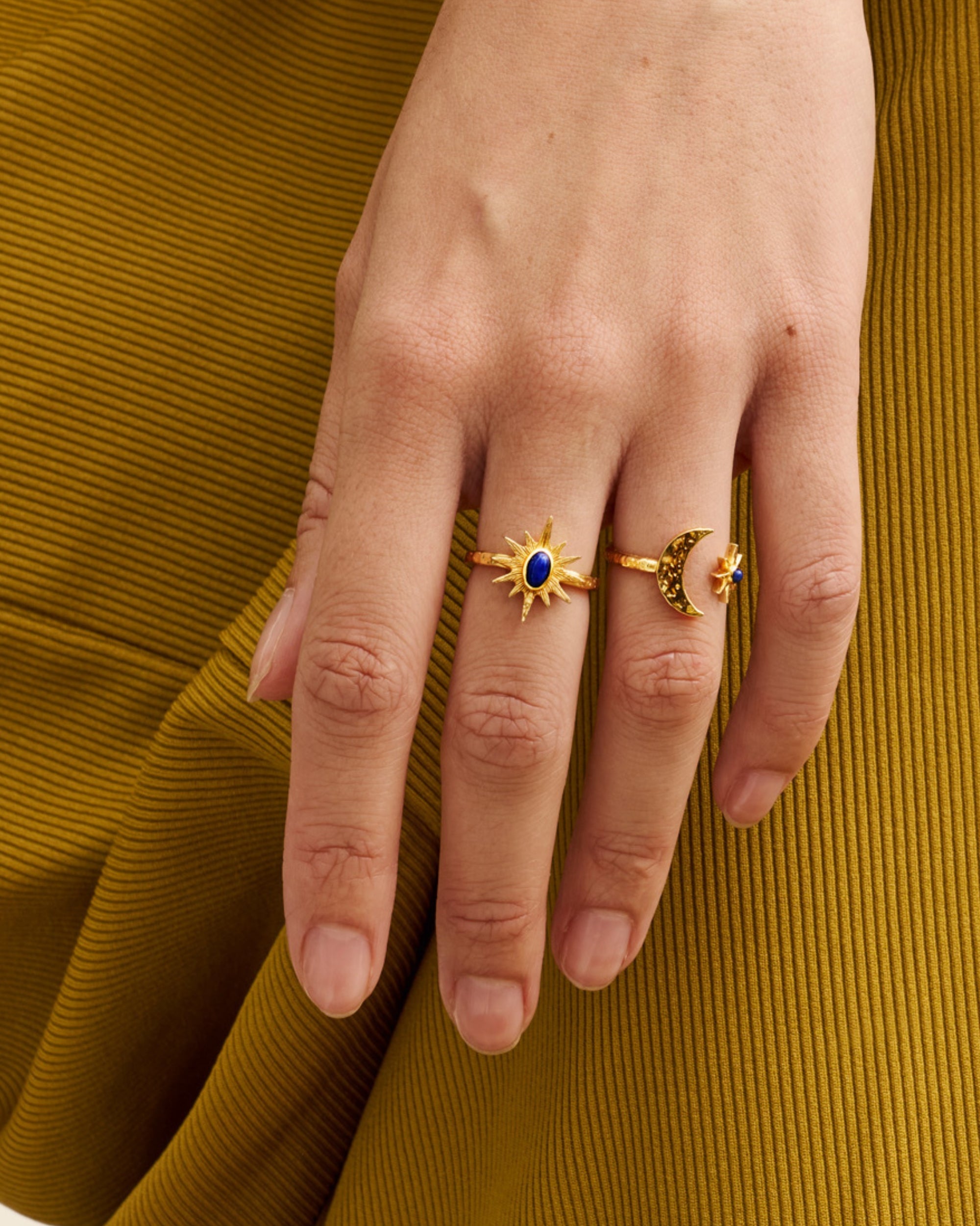 Lapis Star Stacking Ring | Ottoman Hands Jewellery