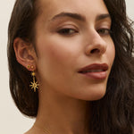 Lapis Star Stud Earrings