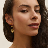 Lapis Star Stud Earrings