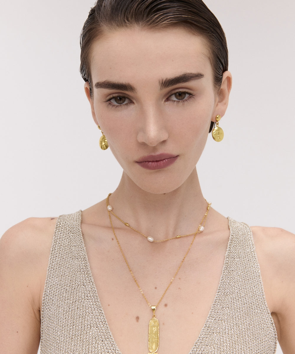 Love Gold Pendant Necklace