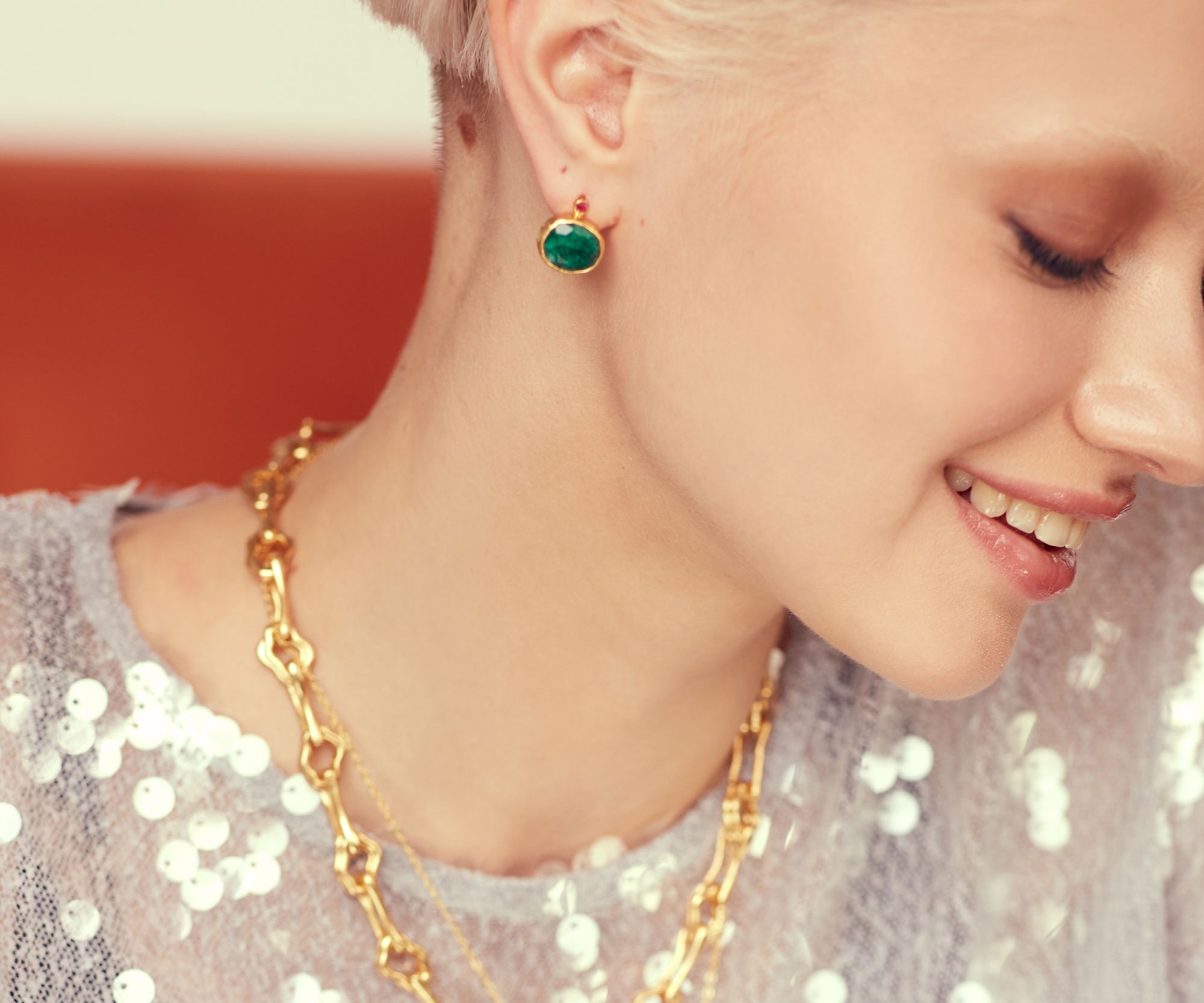 Stud Earrings Ottoman Hands