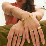 Ruby and Emerald Ring Stack | Ottoman Hands Jewellery