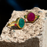 Lucia Ruby Cocktail Ring