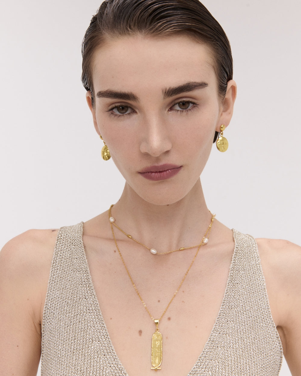 Lyra Pearl Beaded Necklace | Sustainable Jewellery by Ottoman Hands