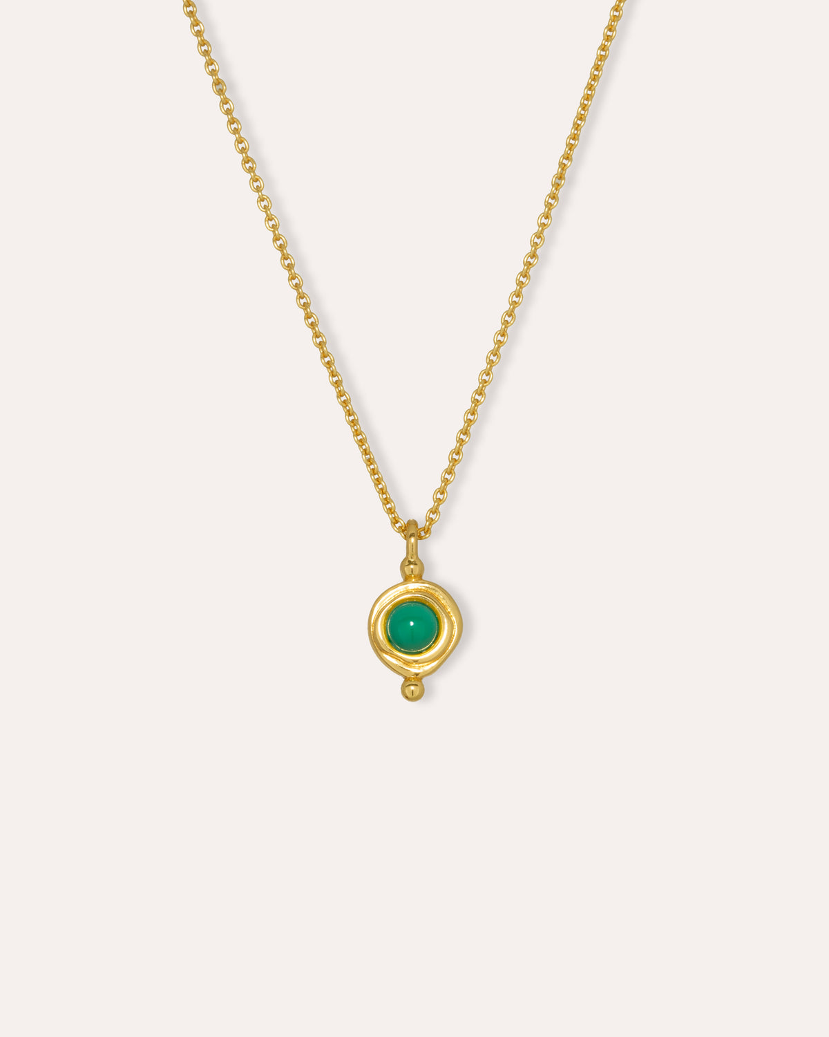 May Birthstone Pendant Necklace