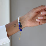 Mila Evil Eye and Pearl Beaded Bracelet