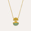 Mina Aqua Chalcedony Pendant Necklace | Sustainable Jewellery by Ottoman Hands