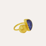Mina Lapis Cocktail Ring | Sustainable Jewellery by Ottoman Hands