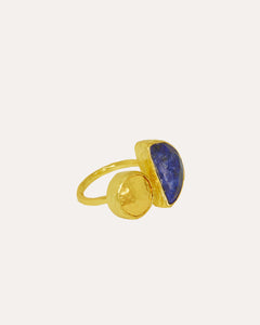 Mina Lapis Cocktail Ring | Sustainable Jewellery by Ottoman Hands