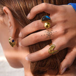 Mina Lapis Cocktail Ring | Sustainable Jewellery by Ottoman Hands