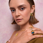Mina Lapis Cocktail Ring | Sustainable Jewellery by Ottoman Hands