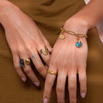 Mina Lapis Cocktail Ring | Sustainable Jewellery by Ottoman Hands