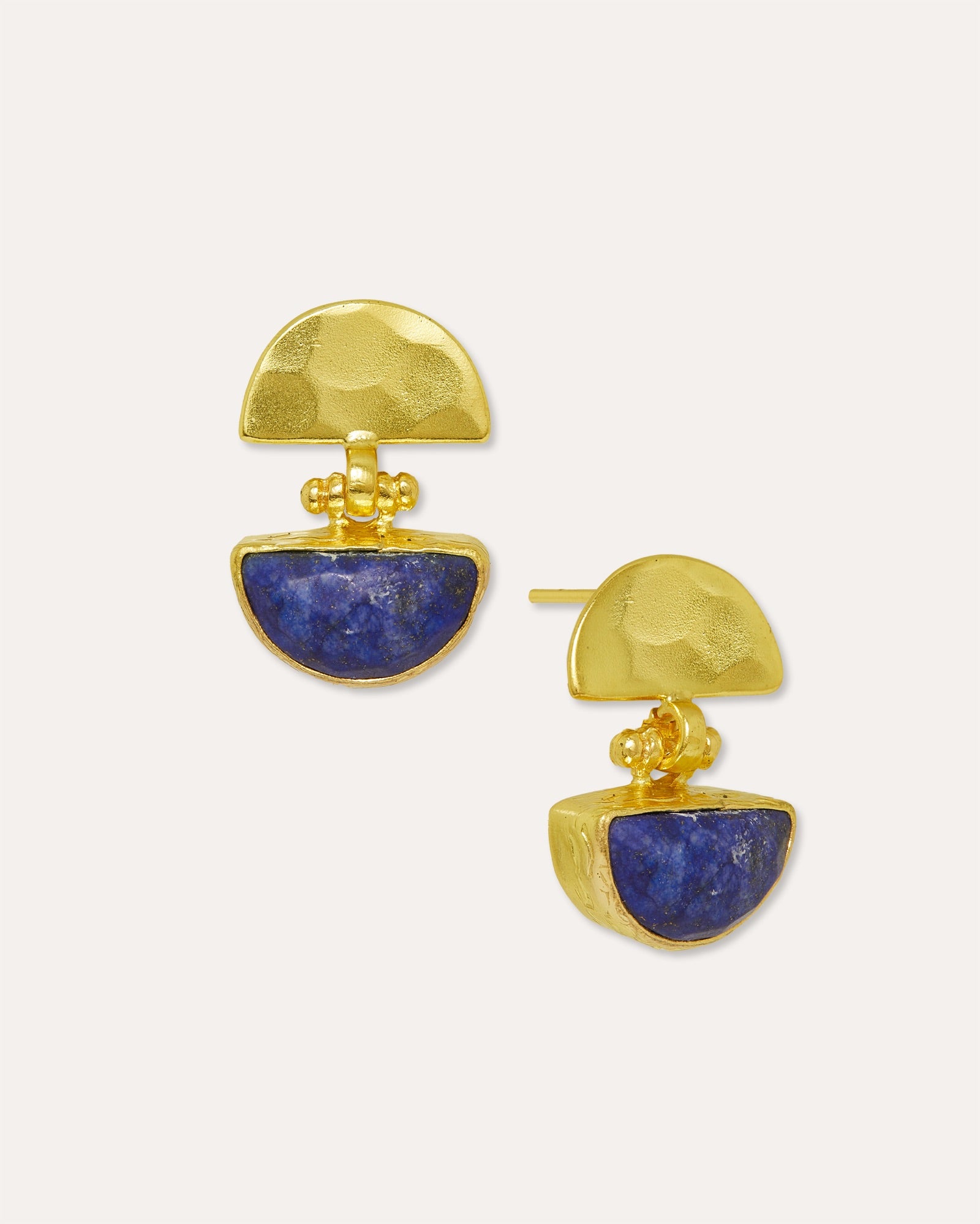 Mina Lapis Drop Stud Earrings | Sustainable Jewellery by Ottoman Hands