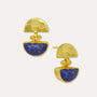 Mina Lapis Drop Stud Earrings | Sustainable Jewellery by Ottoman Hands