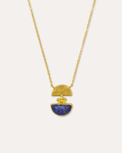 Mina Lapis Pendant Necklace | Sustainable Jewellery by Ottoman Hands