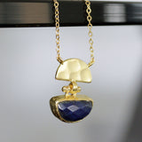Mina Lapis Pendant Necklace | Sustainable Jewellery by Ottoman Hands