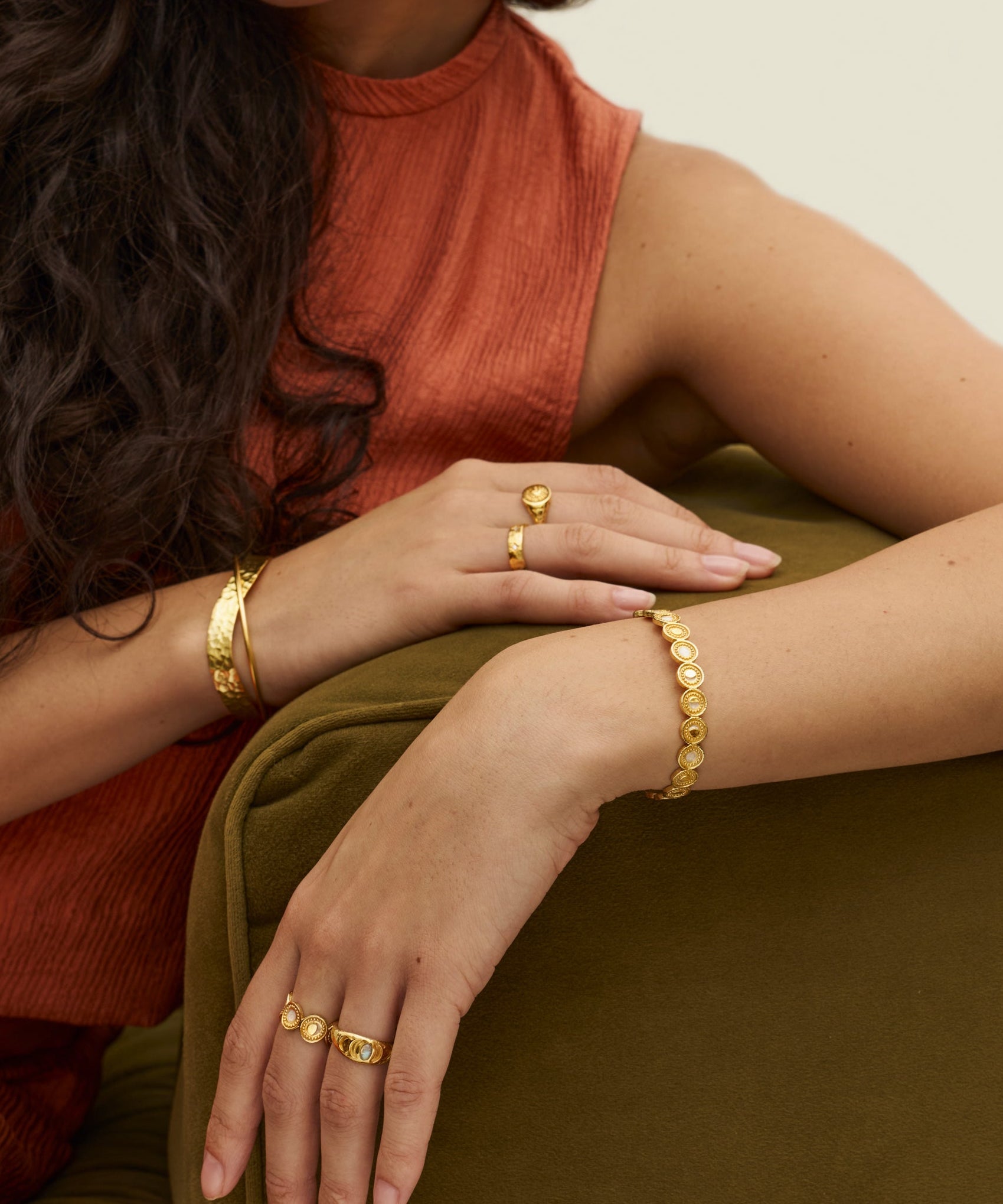Moon Phase Cuff Bracelet | Ottoman Hands Jewellery