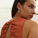 Moon and Star Huggie Earrings | Sustainable Jewellery by Ottoman Hands