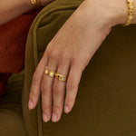 Moonstone Band Ring | Sustainable Jewellery by Ottoman Hands