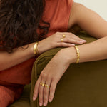 Moonstone Band Ring | Sustainable Jewellery by Ottoman Hands