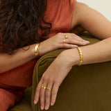 Moonstone Band Ring | Sustainable Jewellery by Ottoman Hands