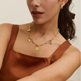 Moonstone Hoop Earrings | Ottoman Hands Jewellery