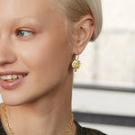 Myia Coin Drop Earrings | Sustainable Jewellery by Ottoman Hands