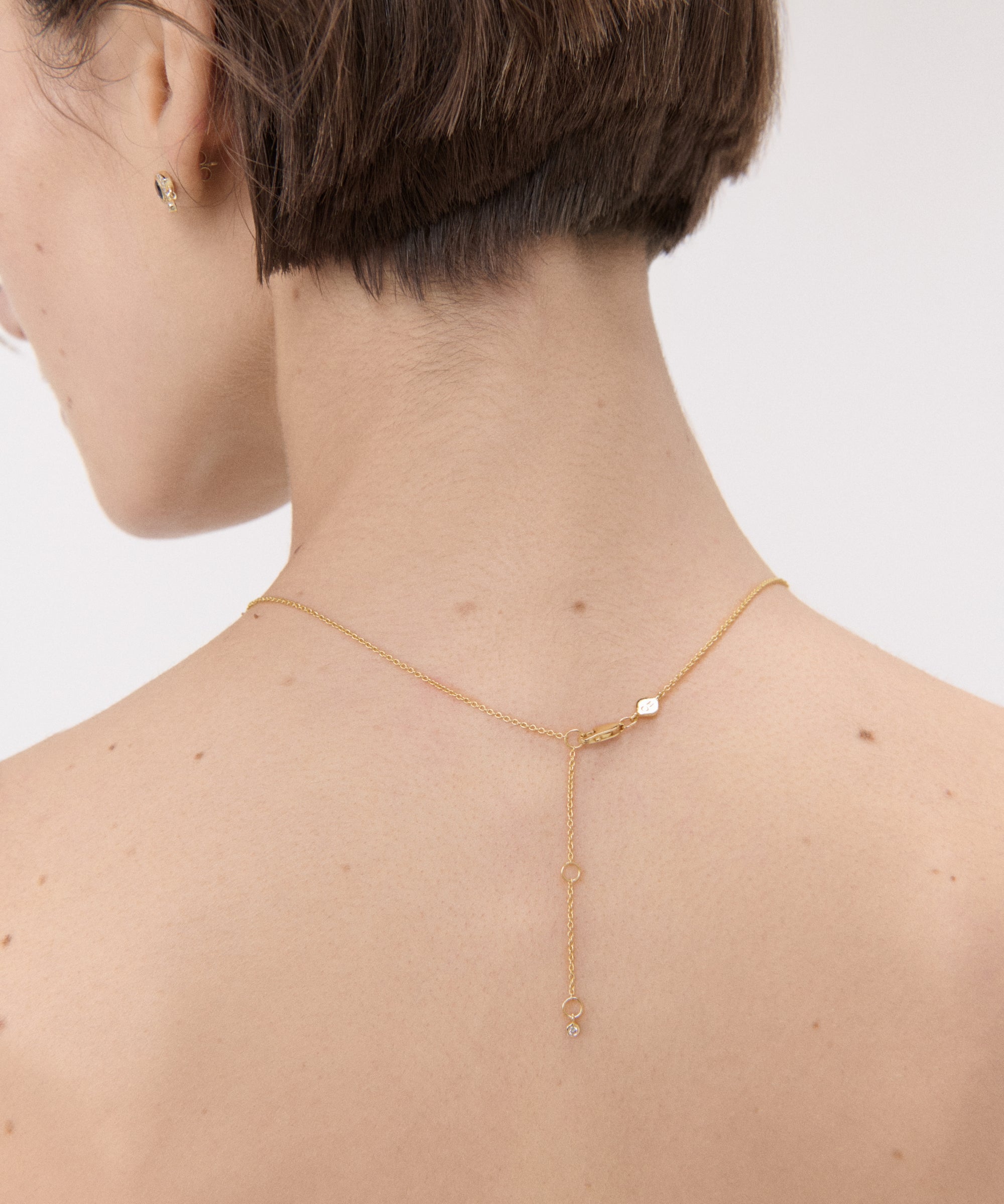 Diamond Evil Eye Solid Gold Pendant Necklace| Ottoman Hands Jewellery