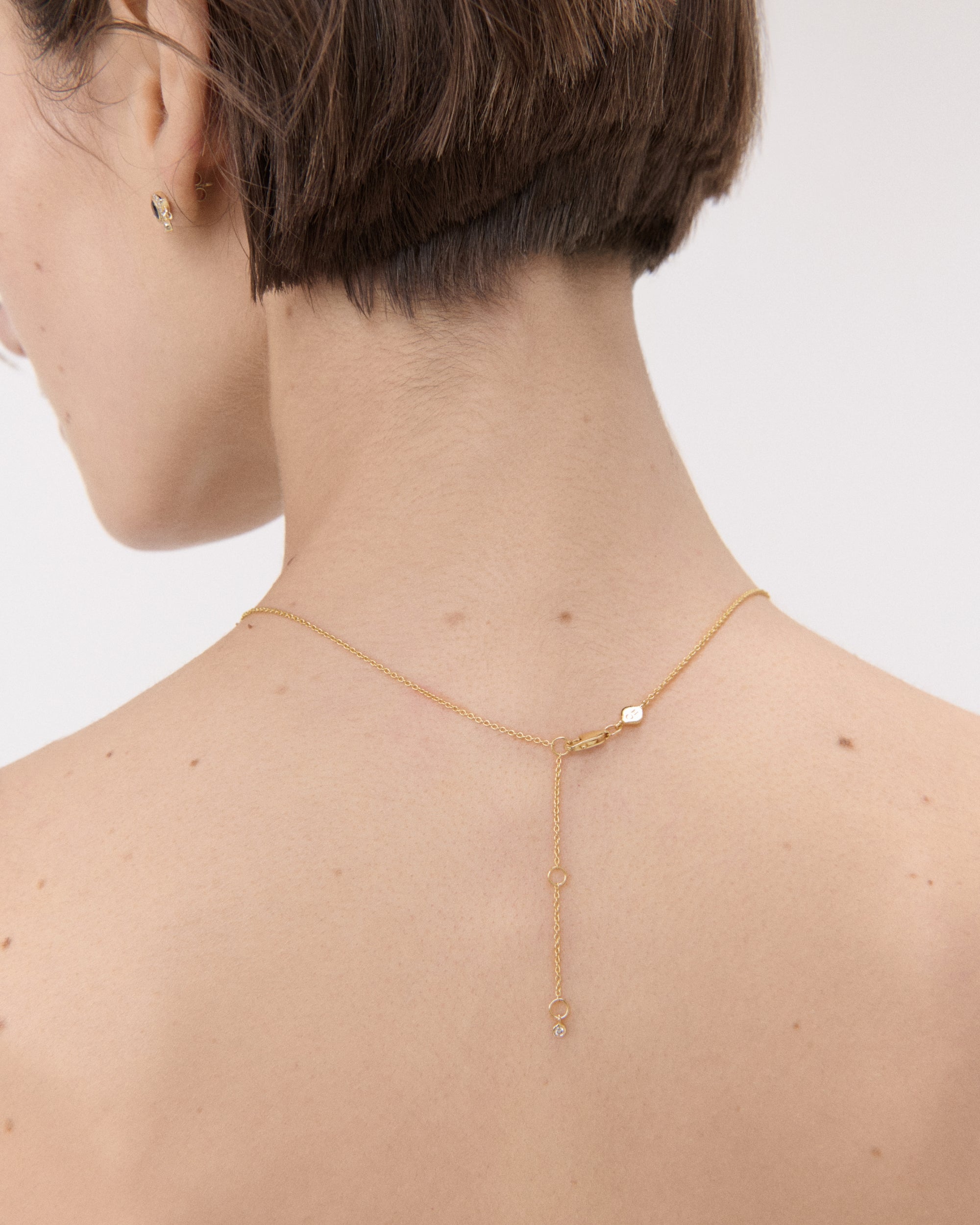 Diamond Evil Eye Solid Gold Pendant Necklace| Ottoman Hands Jewellery