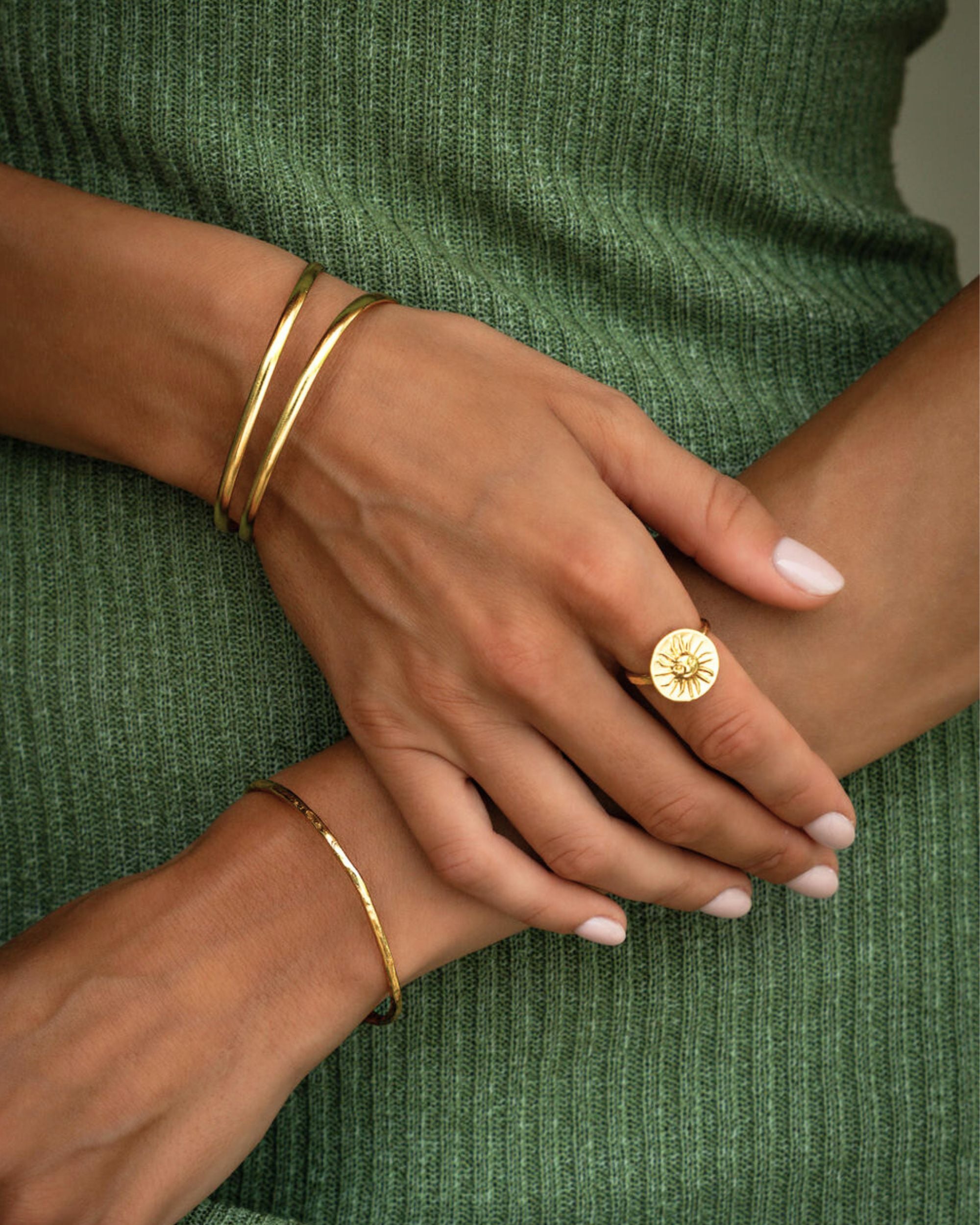 Nefeli Flow Cuff Bracelet | Sustainable Jewellery by Ottoman Hands
