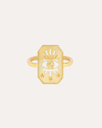 Neri Evil Eye Stacking Ring | Sustainable Jewellery by Ottoman Hands