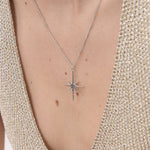 Northern Star Sterling Silver Pendant Necklace| Ottoman Hands Jewellery