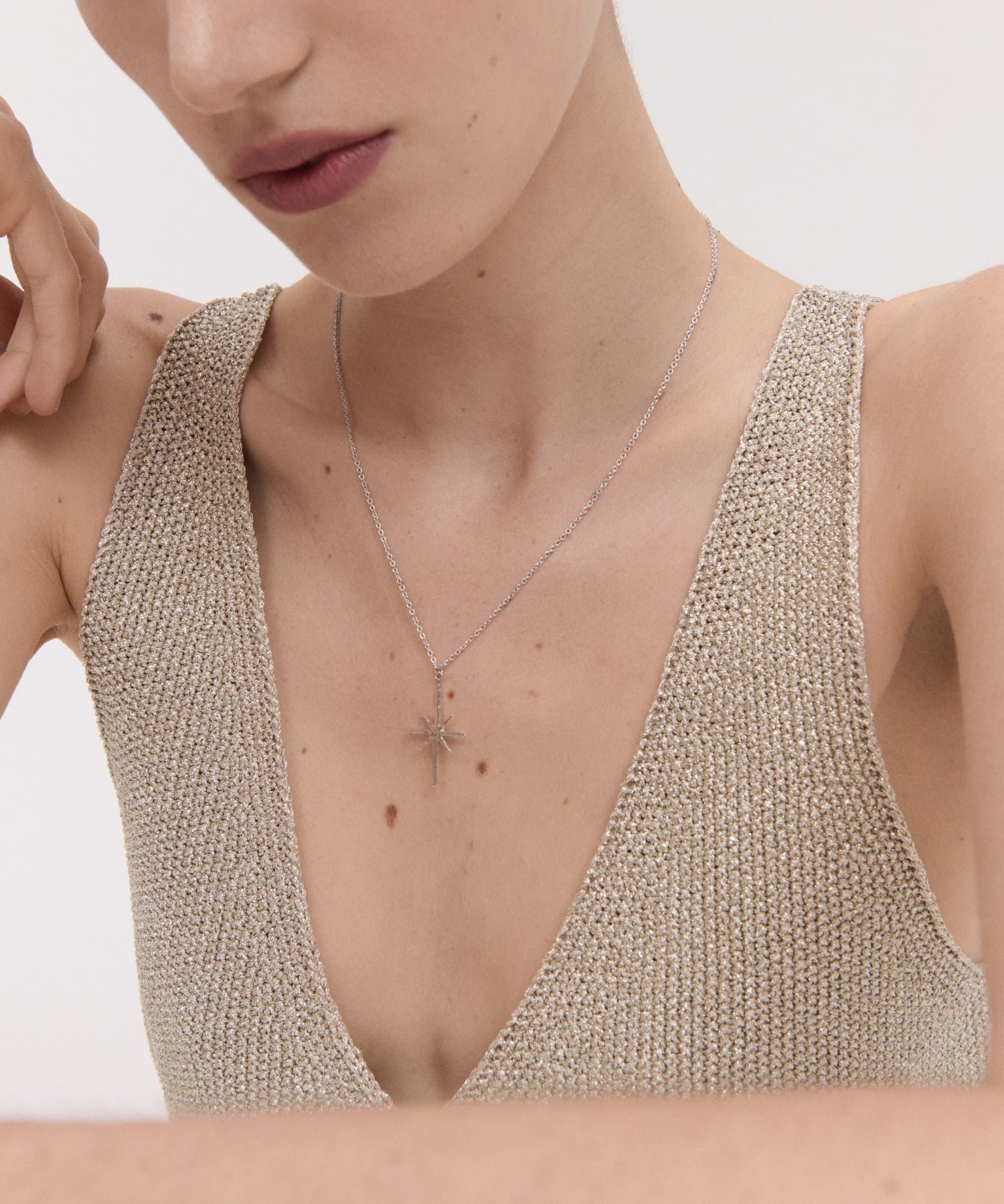 Northern Star Sterling Silver Pendant Necklace| Ottoman Hands Jewellery