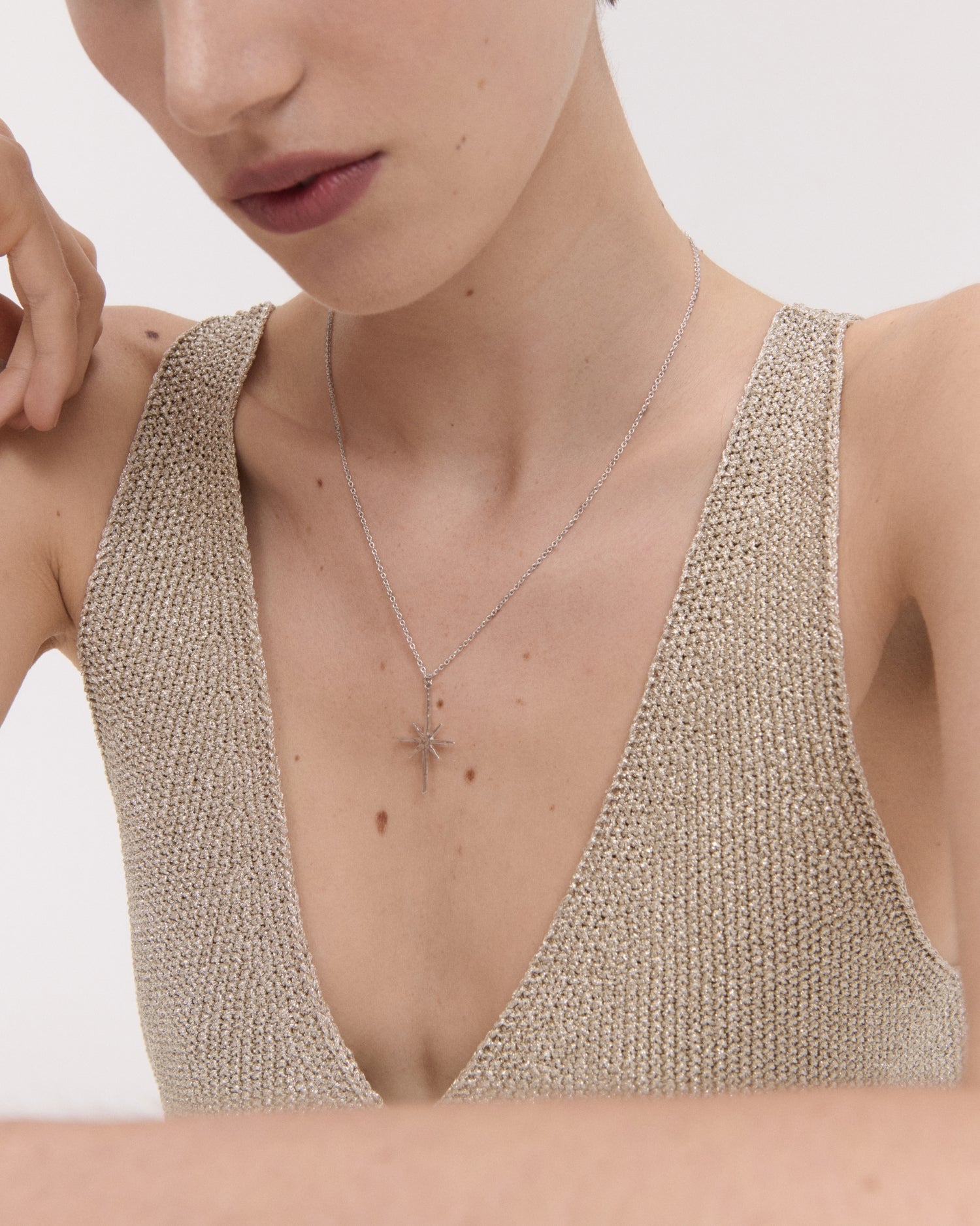 Northern Star Sterling Silver Pendant Necklace| Ottoman Hands Jewellery