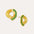 Nara Wave Green Onyx Stud Earrings | Sustainable Jewellery by Ottoman Hands
