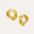 Nara Wave Gold Stud Earrings | Sustainable Jewellery by Ottoman Hands