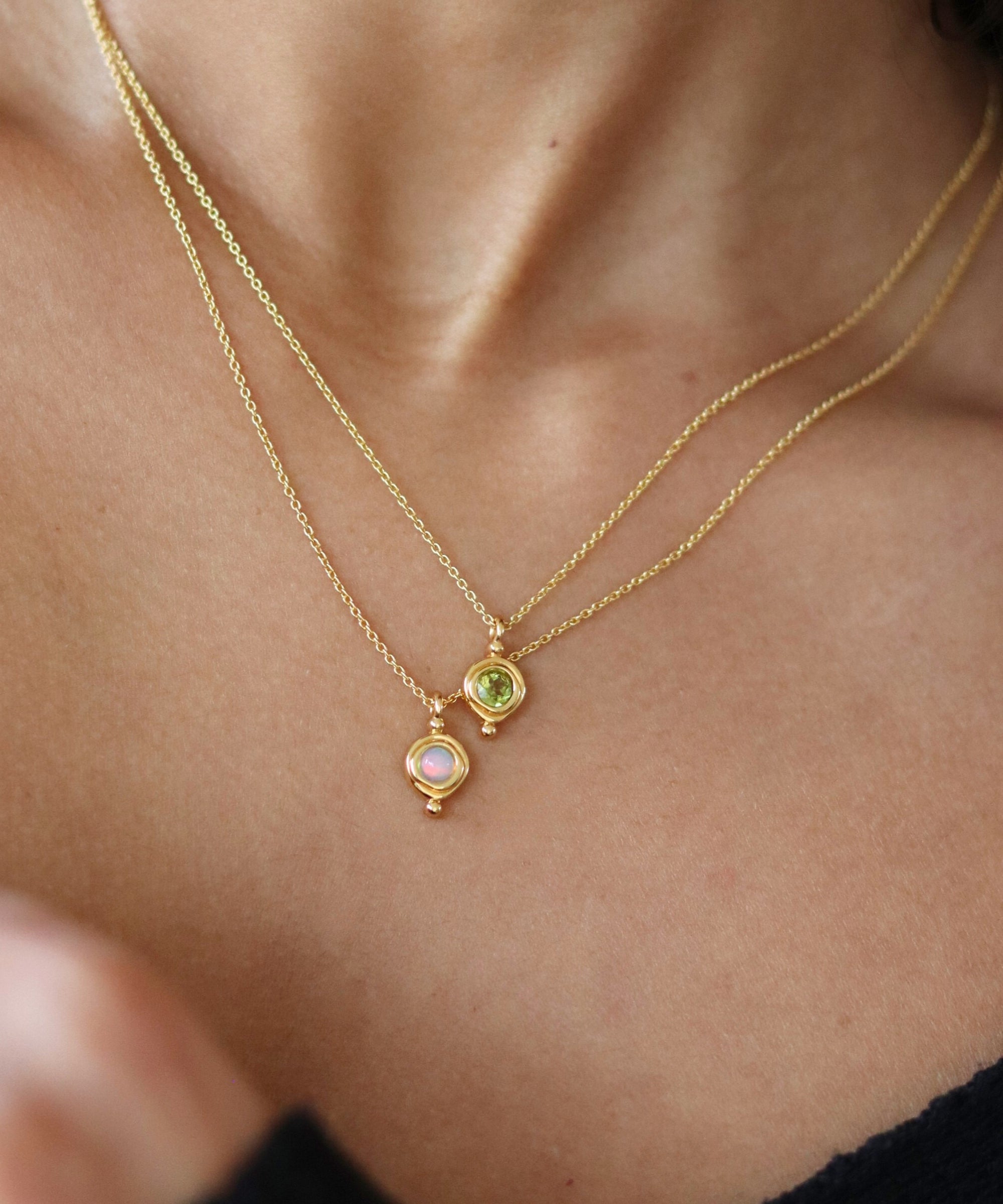 October Birthstone Pendant Necklace | Ottoman Hands Jewellery