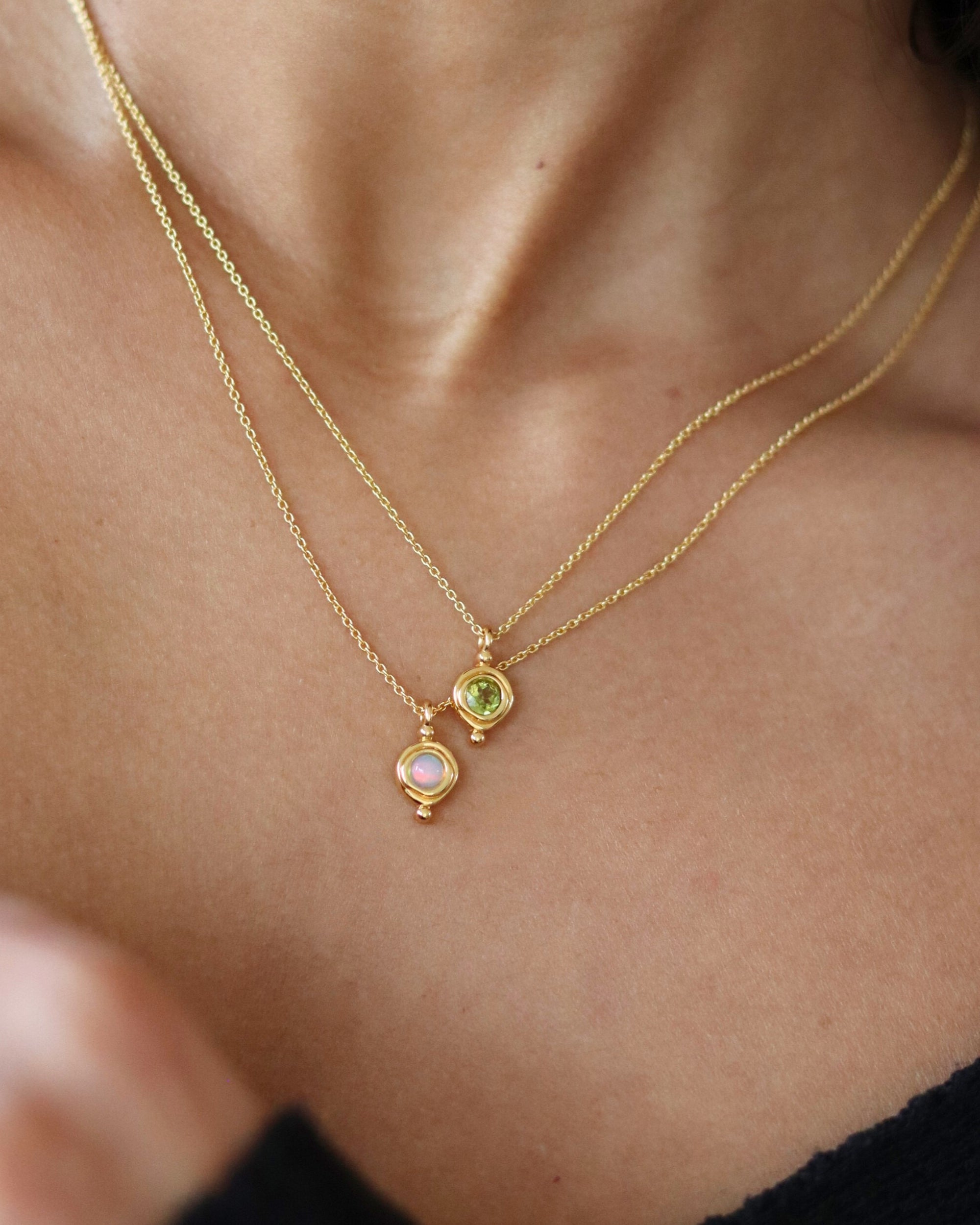 October Birthstone Pendant Necklace | Ottoman Hands Jewellery