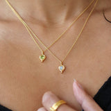 October Birthstone Pendant Necklace | Ottoman Hands Jewellery