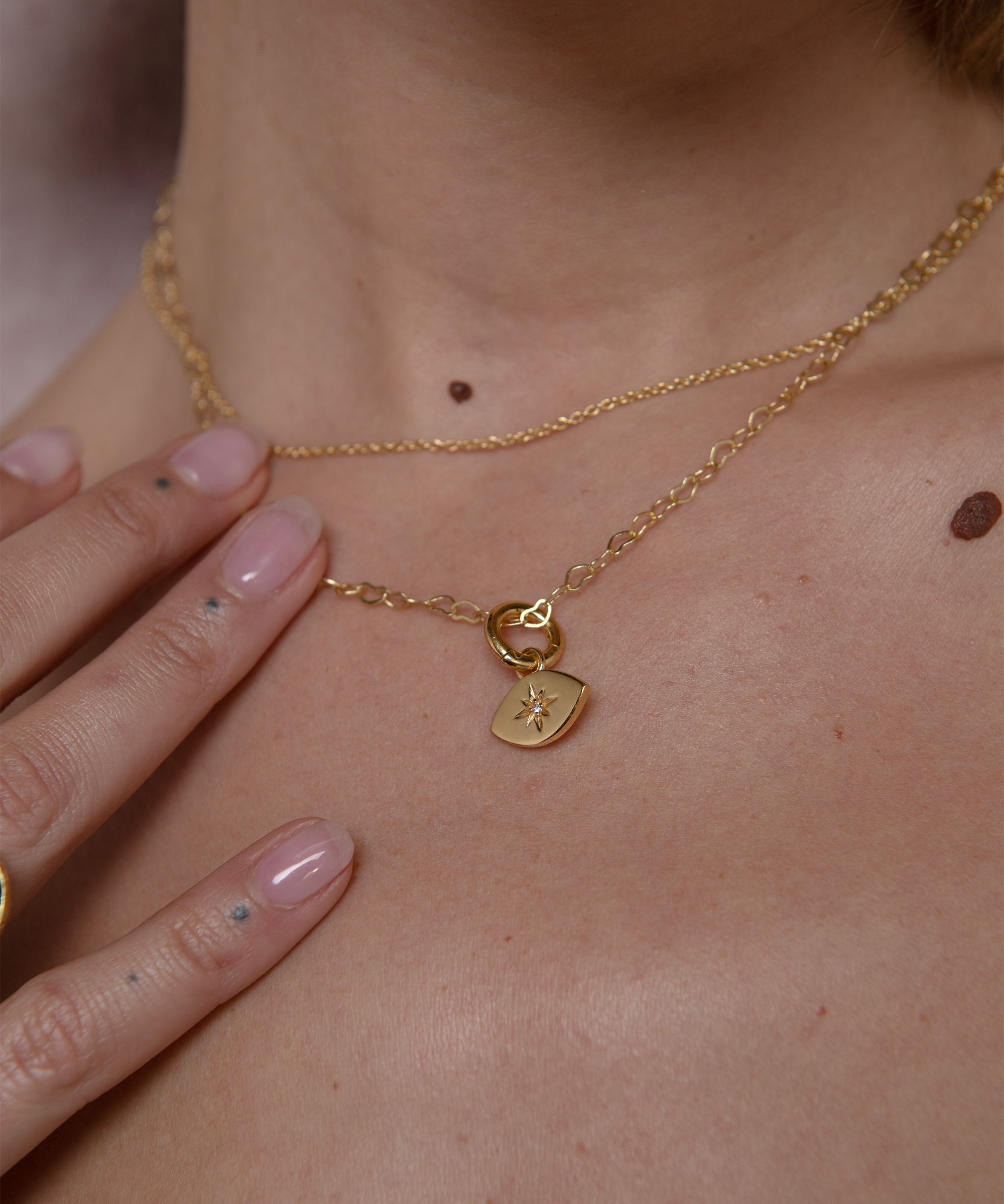 Starburst Crystal Eye Charm | Sustainable Jewellery by Ottoman Hands