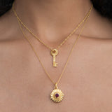 Guiding Star Key Pendant Necklace