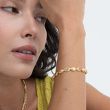 Marquise Labradorite Evil Eye Tennis Bracelet