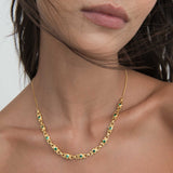 Emerald Green CZ Tennis Necklace