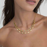 White Topaz Tennis Necklace | Sustainable Jewellery by Ottoman Hands