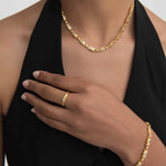 White Topaz Tennis Necklace | Sustainable Jewellery by Ottoman Hands