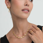White Topaz Tennis Necklace | Sustainable Jewellery by Ottoman Hands