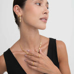 White Topaz Tennis Drop Earrings | Sustainable Jewellery by Ottoman Hands
